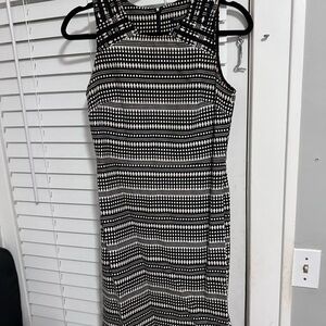 Banana Republic Black and White Dress